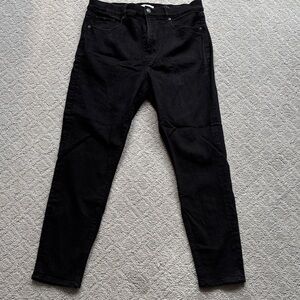 LOFT Black Skinny Jeans - High Waist Stretch